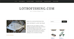 Desktop Screenshot of lotrofishing.com